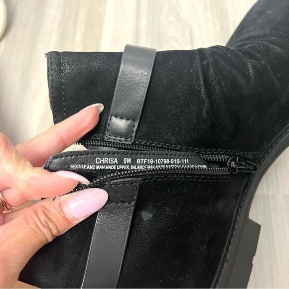 BareTraps Boots Women’s 9W Chrisa Black Ankle - Picture 6 of 9